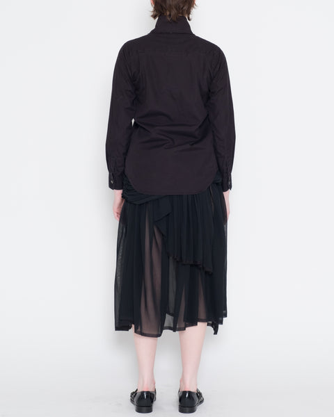 上條 Streetwear Ninja Irregular High Collar Sweatshirt – Techwear