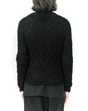 COMME des GARÇONS HOMME PLUS lace buttoned cardigan