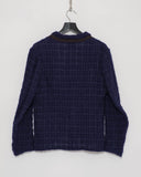 COMME des GARÇONS Homme Plus lamé check jacket