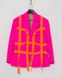 Walter van Beirendonck seatbelt strap jacket