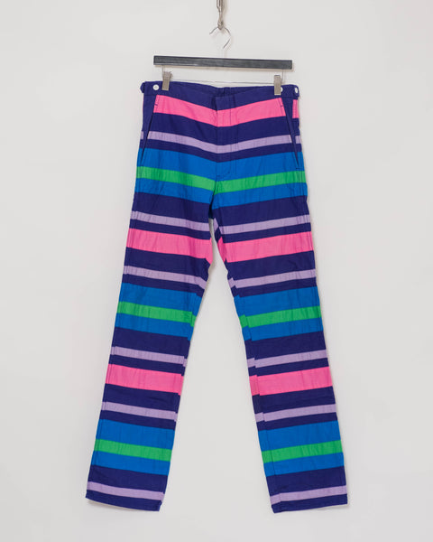 COMME des GARÇONS colourful striped pants