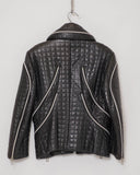 ISSEY MIYAKE leather cargo jacket