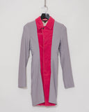 COMME des GARÇONS velvet double layered coat