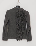 COMME des GARÇONS ruffle back jacket