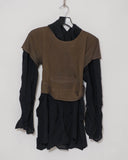 ISSEY MIYAKE double layer pleat dress