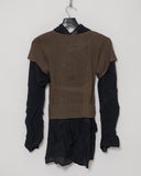 ISSEY MIYAKE double layer pleat dress
