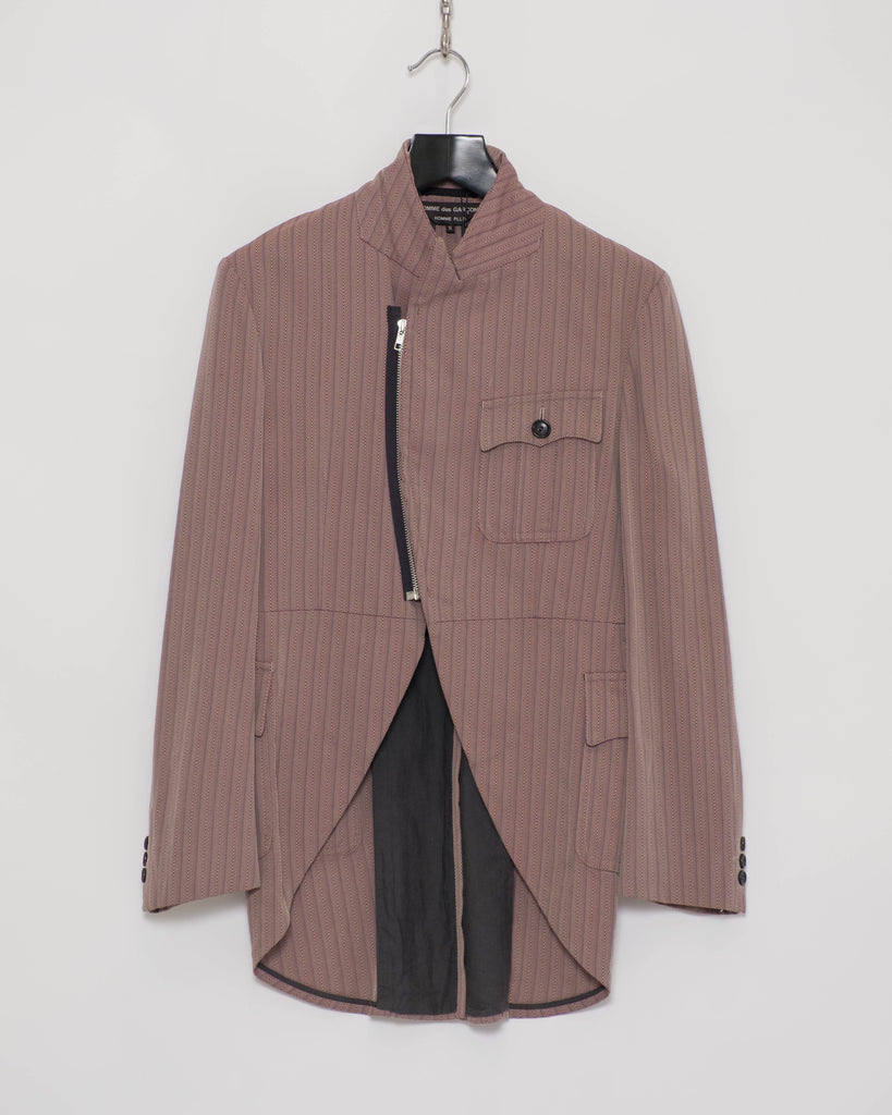 COMME des GARÇONS HOMME PLUS zip-up lapel jacket