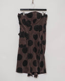 COMME des GARÇONS spotted velvet crushed dress