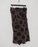 COMME des GARÇONS spotted velvet crushed dress
