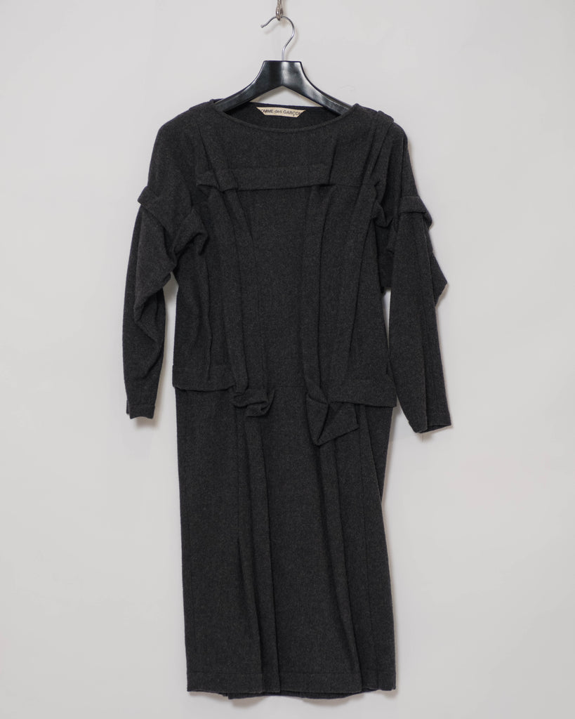 COMME des GARÇONS twisted folds dress