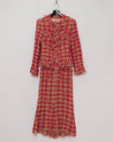 Junya Watanabe bouclé suit