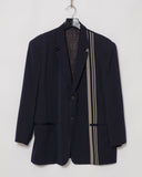 Yohji Yamamoto Pour Homme racing stripe jacket