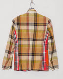 COMME des GARÇONS HOMME PLUS patchwork shirt jacket