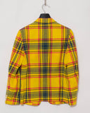 COMME des GARÇONS HOMME PLUS yellow tartan jacket