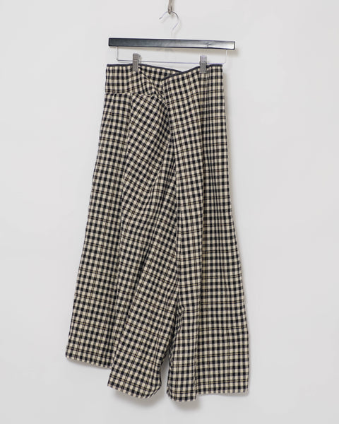 COMME des GARÇONS gingham wrap pants