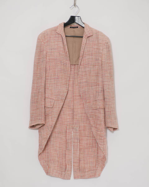 Yohji Yamamoto Pour Homme everything's peachy coat