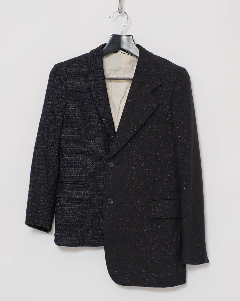 COMME des GARÇONS Homme Plus dissected glitter jacket