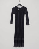 COMME des GARÇONS sheer paneled dress