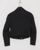 noir kei ninomiya marbles biker jacket
