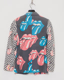COMME des GARÇONS Homme Plus rolling stones checkered jacket