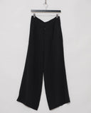 YOHJI YAMAMOTO silk wide leg pants