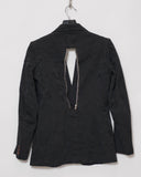 COMME des GARÇONS Homme Plus zip slit jacket