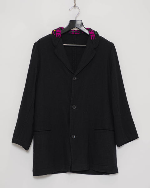 Yohji Yamamoto Pour Homme knit collar jacket