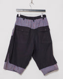 YOHJI YAMAMOTO Pour Homme striped apron shorts