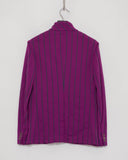 COMME des GARÇONS HOMME PLUS purple striped jacket