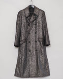 ISSEY MIYAKE MEN silver foil coat