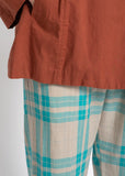 COMME des GARÇONS picnic blanket pants