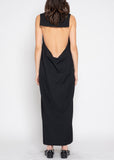 Yohji Yamamoto tailored backless dress