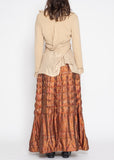 Yohji Yamamoto quilted paisley skirt