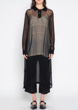 COMME des GARÇONS sheer shirt dress