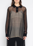 COMME des GARÇONS sheer shirt dress
