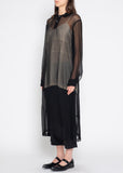 COMME des GARÇONS sheer shirt dress