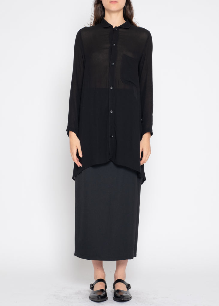 Yohji Yamamoto long back pockets shirt