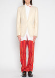 COMME des GARÇONS HOMME PLUS glitter cut-out jacket