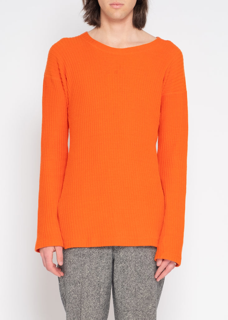 Yohji Yamamoto Pour Homme orange juice sweater