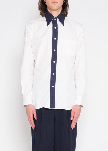 Yohji Yamamoto Y's detachable placket and collar shirt