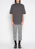Yohji Yamamoto Pour Homme polka dot short-sleeve shirt