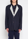 Yohji Yamamoto reversible cupro wool jacket