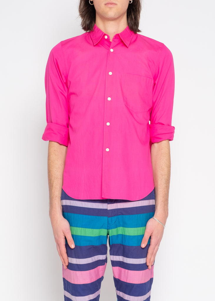 COMME des GARÇONS HOMME PLUS pink shirt