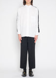 Yohji Yamamoto linen stripe shirt