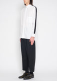 Yohji Yamamoto linen stripe shirt