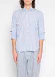 COMME des GARÇONS SHIRT double sleeved striped shirt
