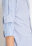 COMME des GARÇONS SHIRT double sleeved striped shirt