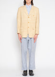 Issey Miyake raw silk jacket