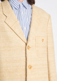 Issey Miyake raw silk jacket