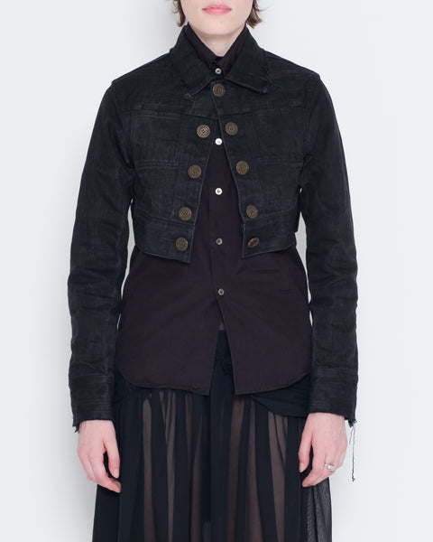 Yohji Yamamoto Y's denim crop jacket